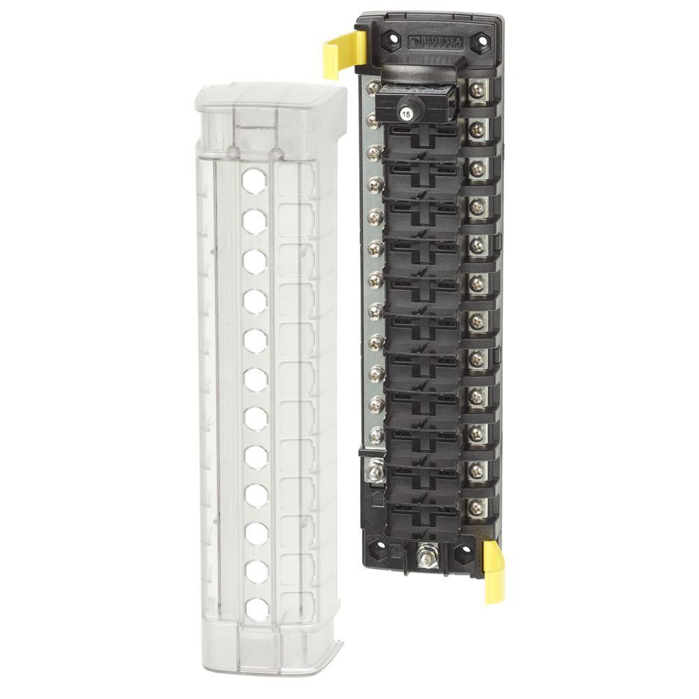 Blue Sea 5054 ST CLB Circuit Breaker Block - 12 Position w/Negative Bus [5054] - Bulluna.com