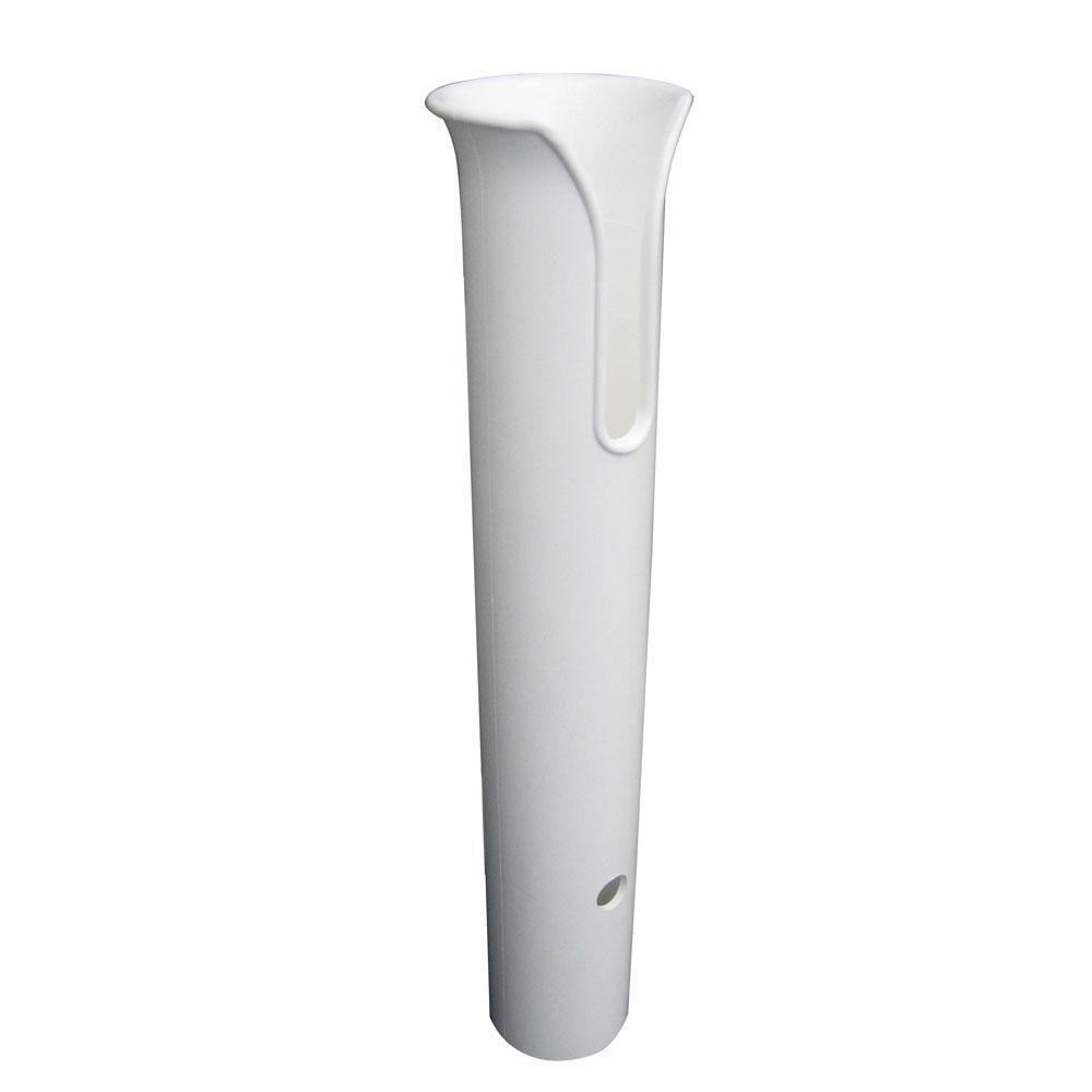 TACO Poly Thru-Bolt Rod Holder w/Mounting Holes - No Hardware - White [P04-011W] - Bulluna.com