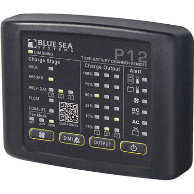 Blue Sea 7520 P12 LED Remote f/Battery Chargers [7520] - Bulluna.com