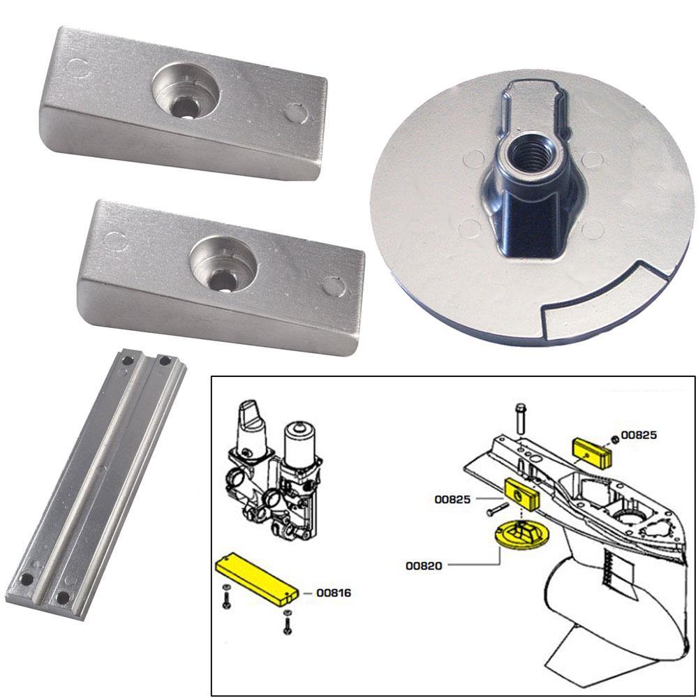 Tecnoseal Anode Kit w/Hardware - Mercury Verado 4 - Zinc [20814] - Bulluna.com