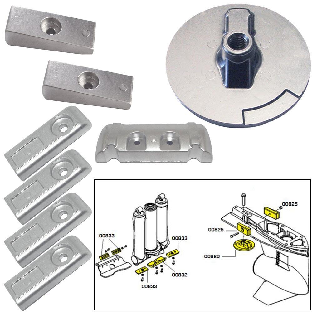Tecnoseal Anode Kit w/Hardware - Mercury Verado 6 - Magnesium [20816MG] - Bulluna.com