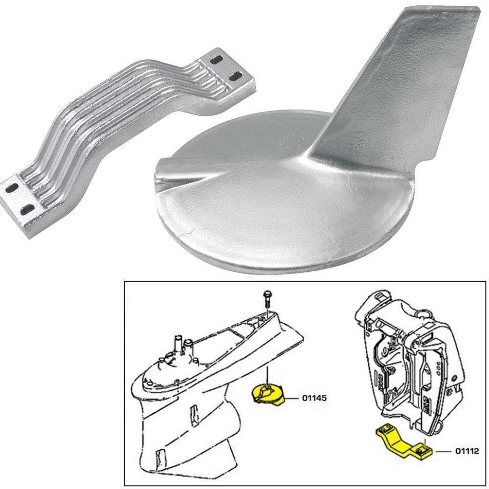Tecnoseal Anode Kit w/Hardware - Yamaha 200-300HP Hi-Performance - Aluminum [21106AL] - Bulluna.com
