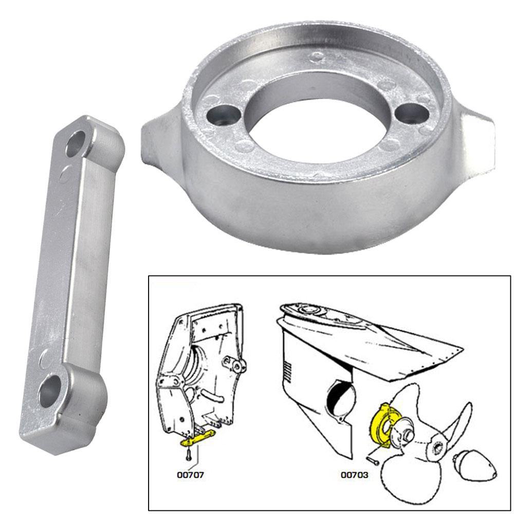 Tecnoseal Anode Kit w/Hardware - Volvo 280 - Aluminum [20701AL] - Bulluna.com
