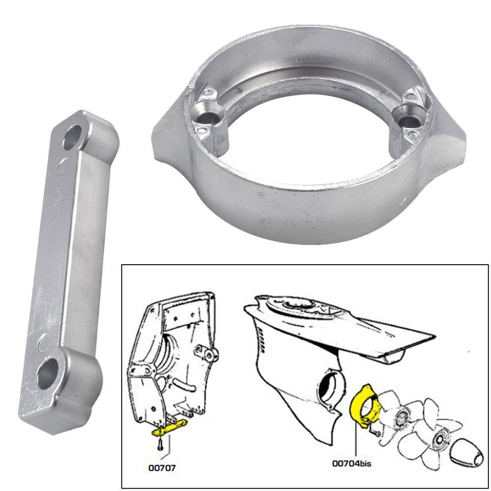Tecnoseal Anode Kit w/Hardware - Volvo Duo-Prop 280 - Zinc [20702] - Bulluna.com