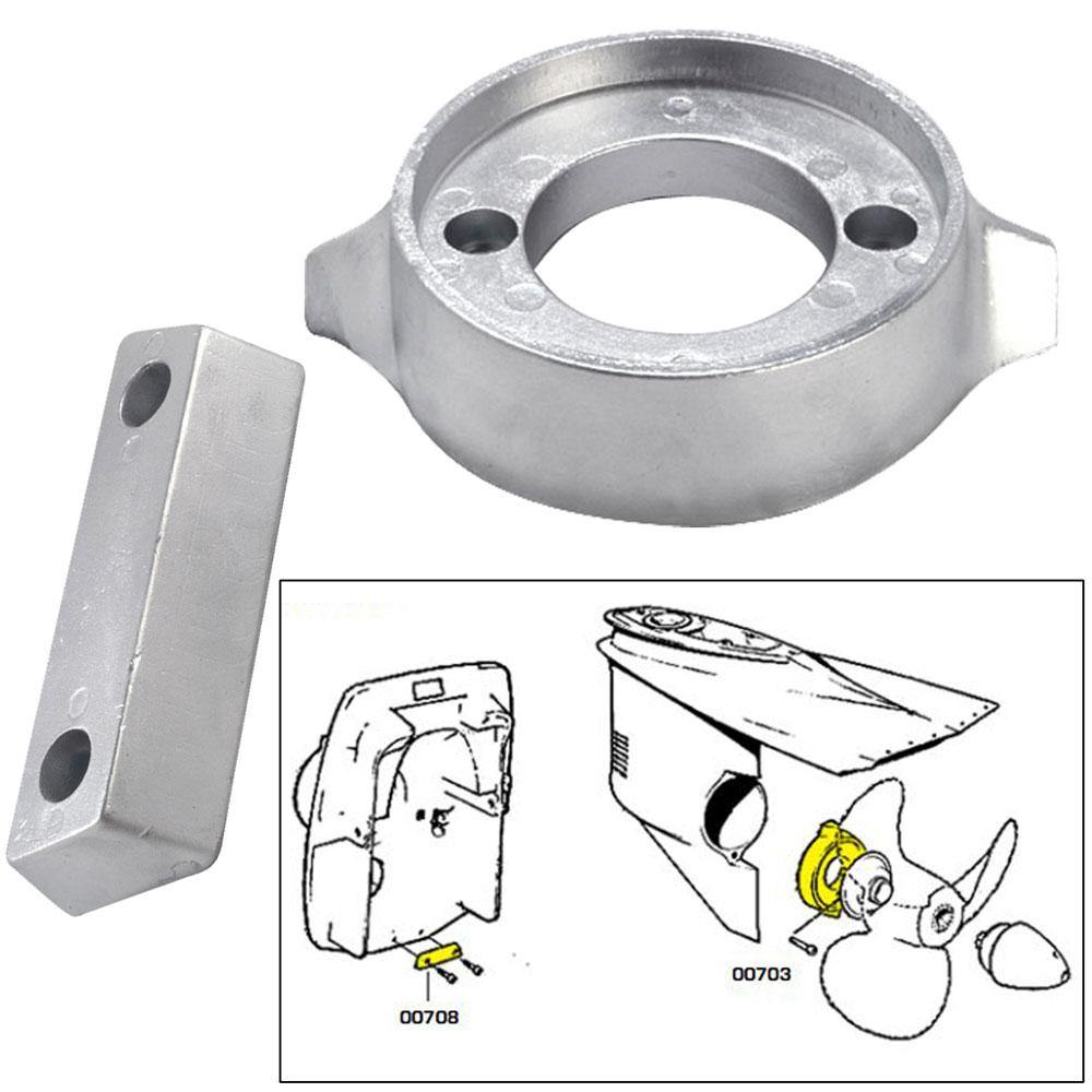 Tecnoseal Anode Kit w/Hardware - Volvo 290 - Magnesium [20705MG] - Bulluna.com