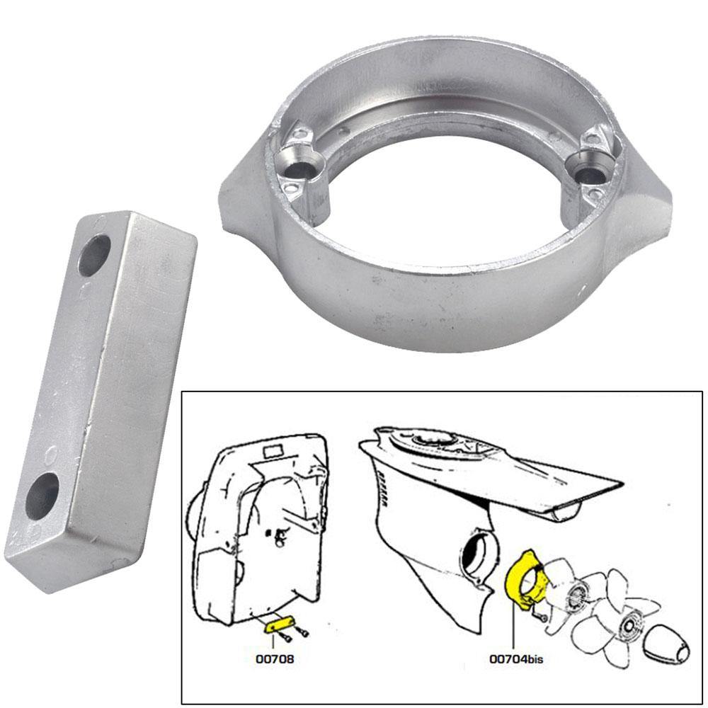 Tecnoseal Anode Kit w/Hardware - Volvo Duo-Prop 290 - Zinc [20706] - Bulluna.com