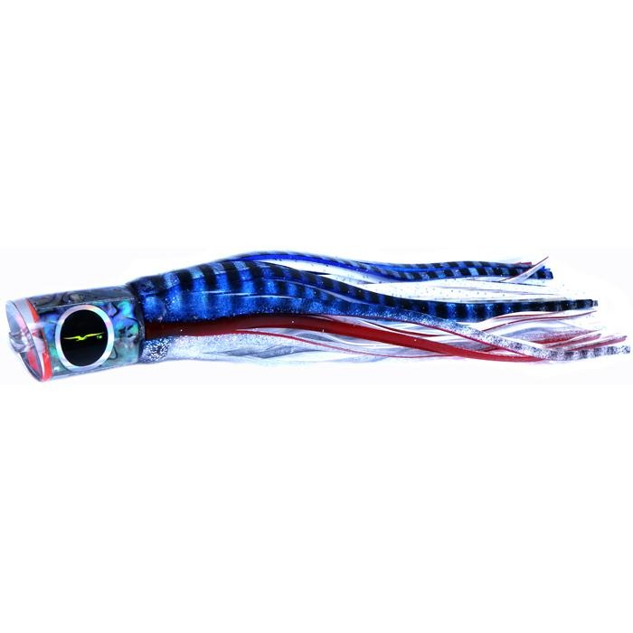 Black Bart Bad Guy Medium Tackle Lure - Blue/White - Bulluna.com