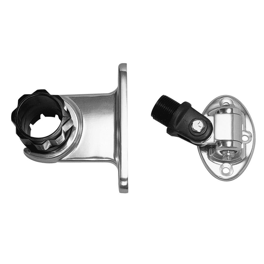 Rupp Standard Antenna Mount Support w/4-Way Base & 1.5" Collar [PAK-0001] - Bulluna.com