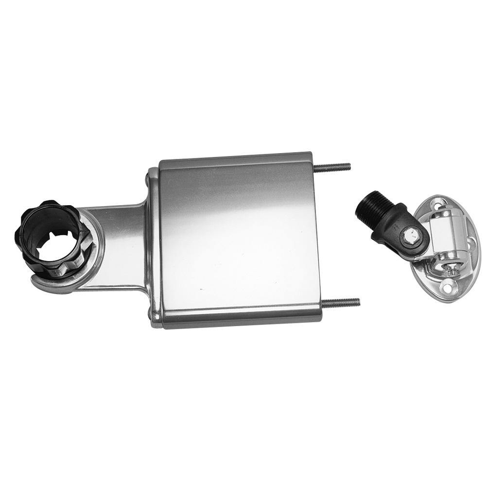 Rupp Standard Antenna Mount Support w/4-Way Base, Spacer & 1.5" Collar [PAK-0002] - Bulluna.com