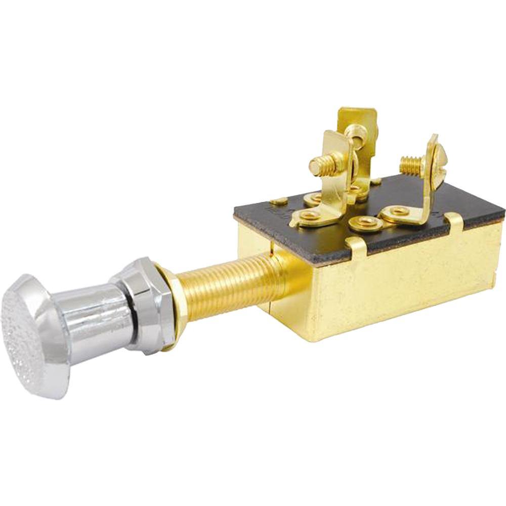 Attwood Push/Pull Switch - Three-Position - Off/On/On [7594-3] - Bulluna.com