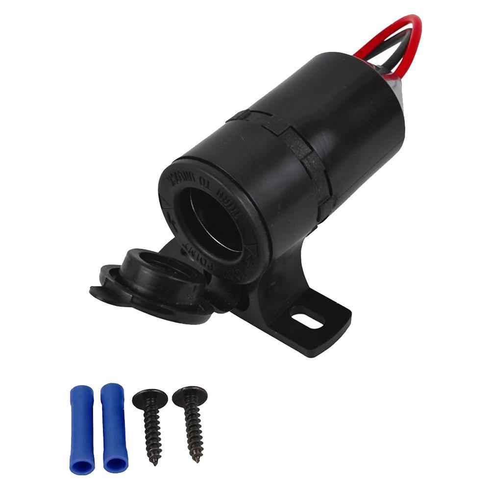Attwood Outlet Surface Mount - 12V [11862-6] - Bulluna.com