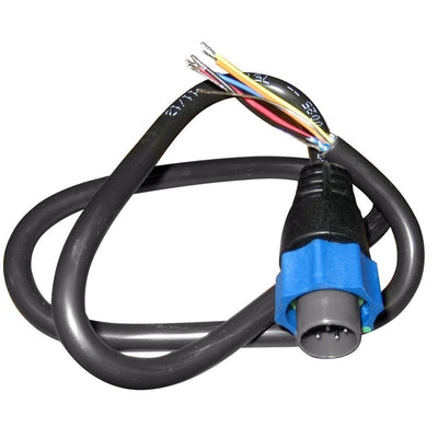 Lowrance Adapter Cable 7-Pin Blue to Bare Wires [000-10046-001] - Bulluna.com