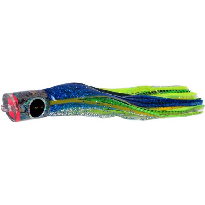 Black Bart Bad Guy Medium Tackle Lure - Blue Yellow/Green Chartreuse - Bulluna.com