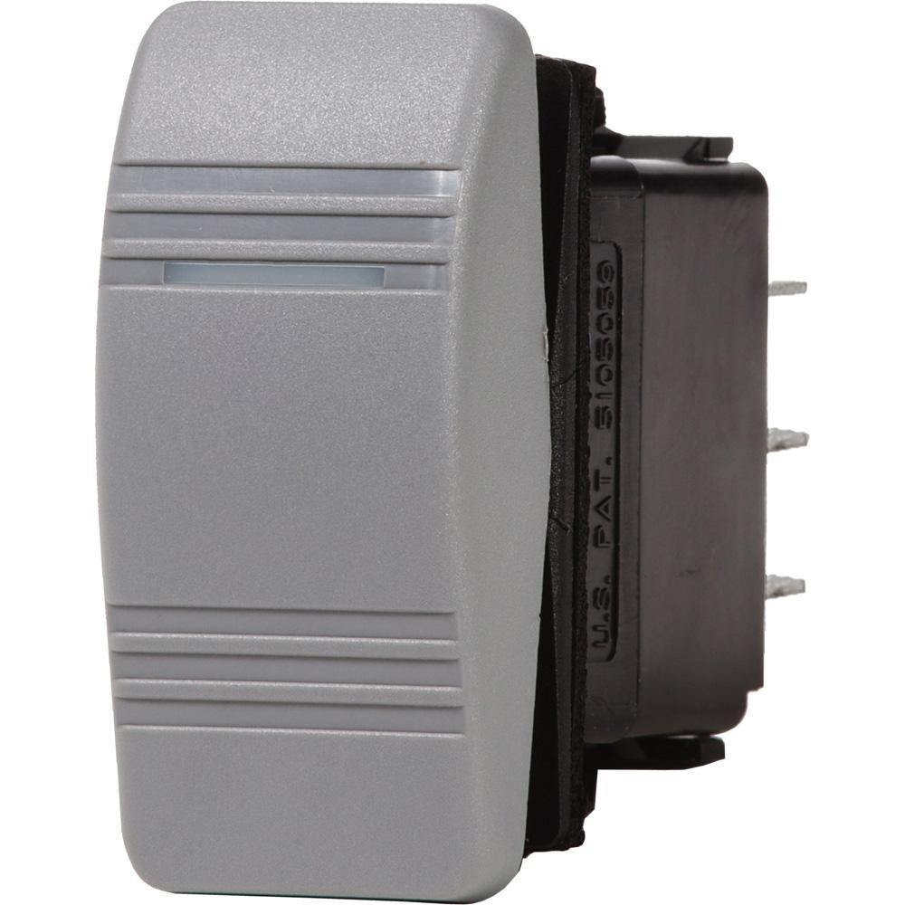 Blue Sea 7944 Contura III Switch SPDT - (ON)-OFF-ON - Gray [7944] - Bulluna.com