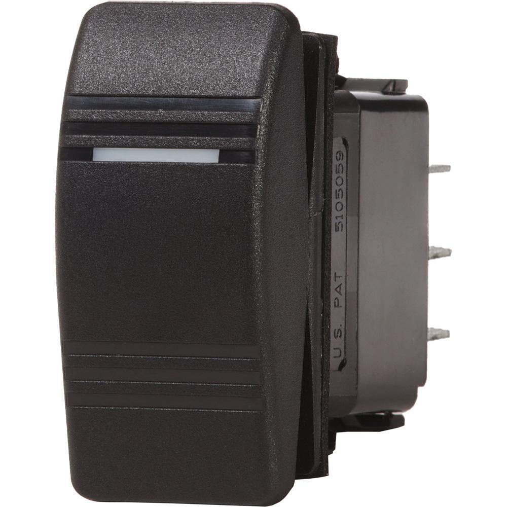 Blue Sea 7945 Contura III Switch SPDT - (ON)-OFF-ON - Black [7945] - Bulluna.com