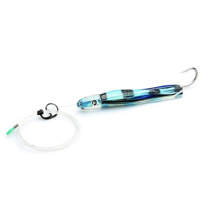 Fathom Offshore Double O' Small Pre-Rigged 8 Inch Trolling Lure - 7/0 Stainless Steel Single Hook - Bulluna.com