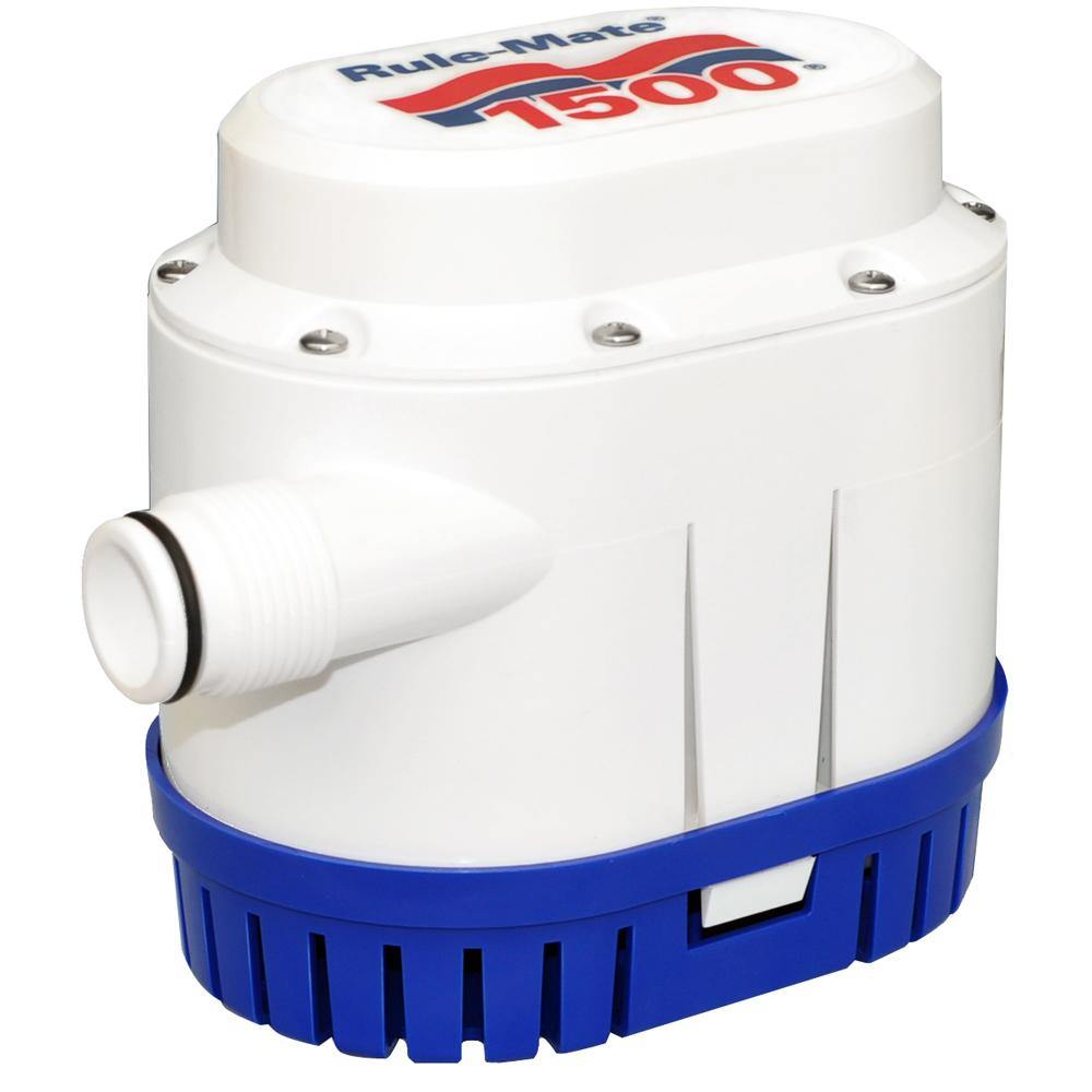 Rule Rule-Mate 1500 GPH Fully Automated Bilge Pump - 12V [RM1500A] - Bulluna.com