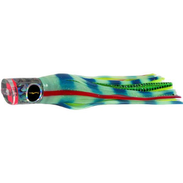 Black Bart Bad Guy Medium Tackle Lure - Glow/Green Chartreuse Dot