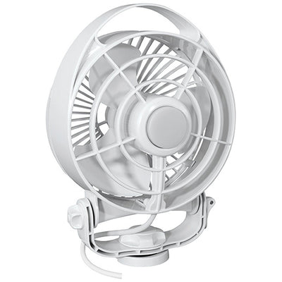 Caframo Maestro 12V 3-Speed 6" Marine Fan w/LED Light - White [7482CAWBX] - Bulluna.com