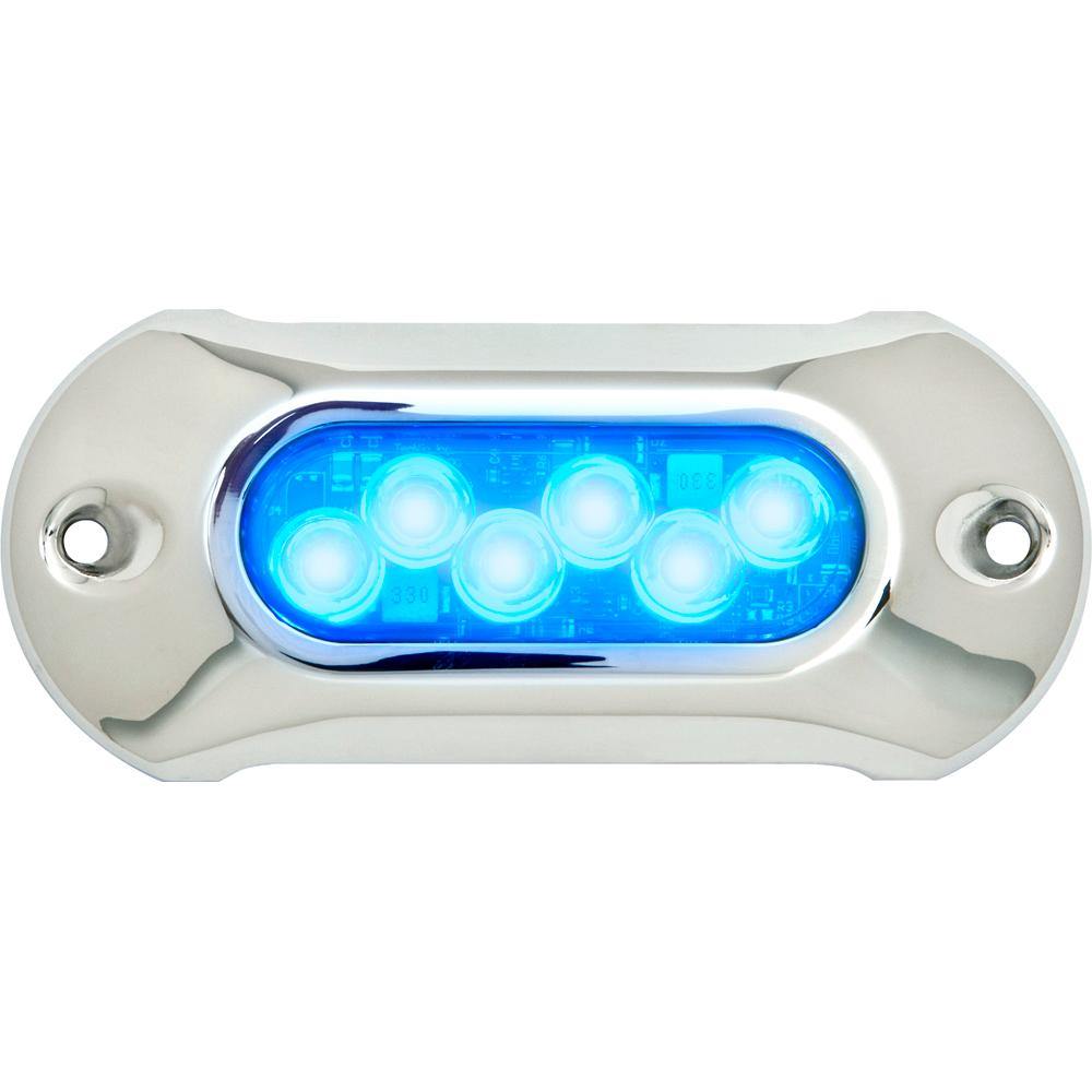 Attwood Light Armor Underwater LED Light - 6 LEDs - Blue [65UW06B-7] - Bulluna.com