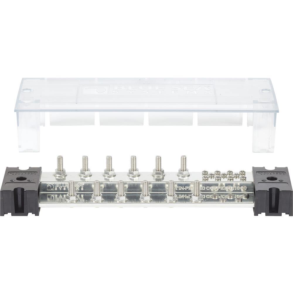 Blue Sea PowerBar 1000 - 12 5/16" Terminal Studs w/Cover [1993] - Bulluna.com