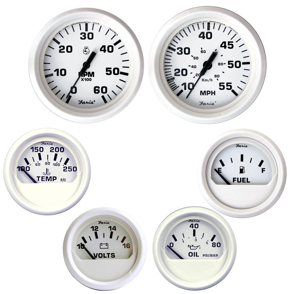 Faria Dress White Boxed Set - Inboard Motors [KT9797] - Bulluna.com