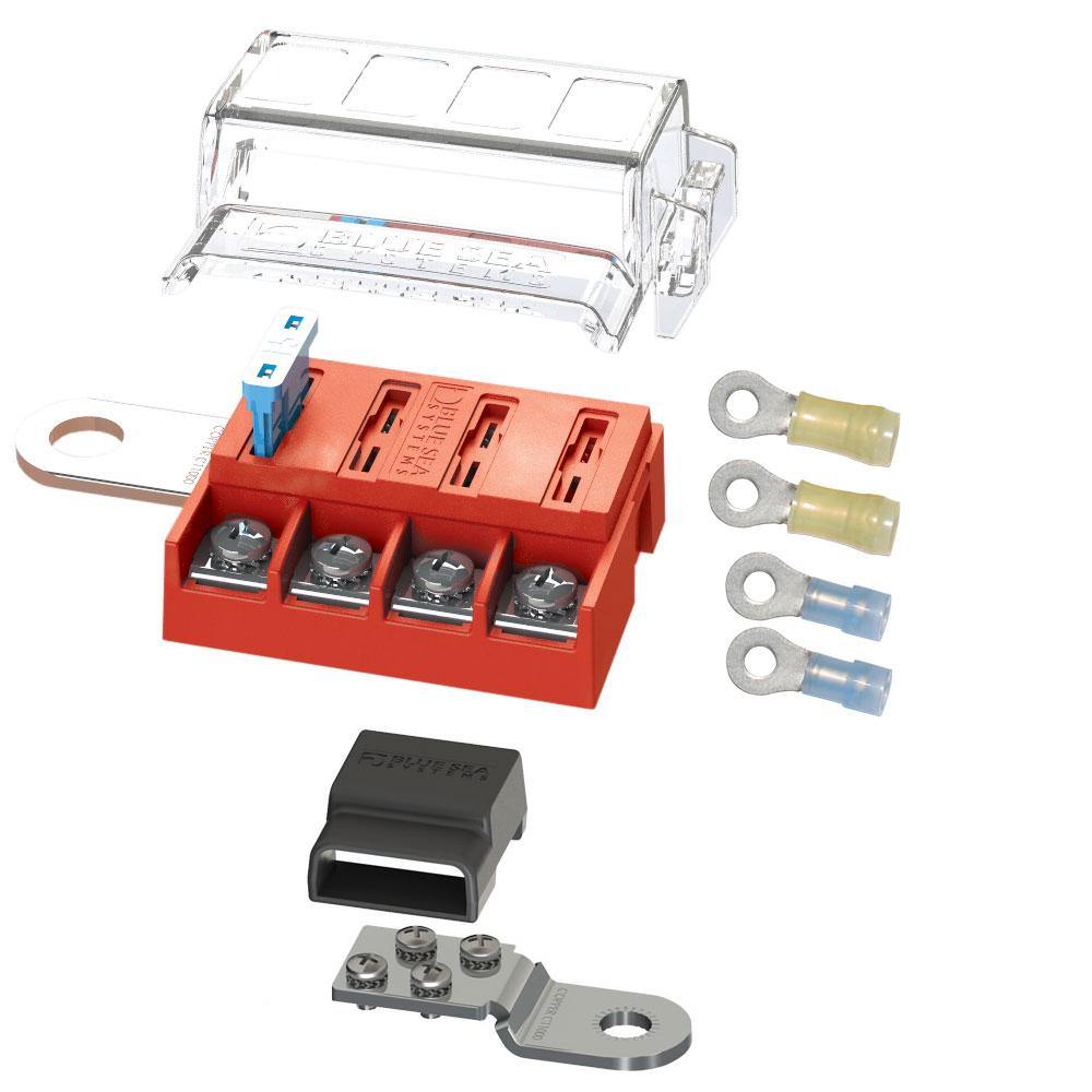 Blue Sea 5024 ST-Blade Battery Terminal Mount Fuse Block Kit [5024] - Bulluna.com