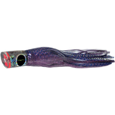 Black Bart Bad Guy Medium Tackle Lure - Purple Blue Dot/White Black Dot