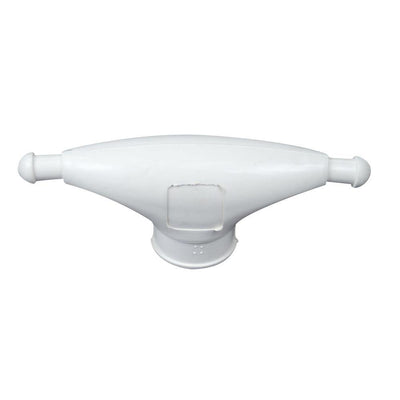 Whitecap Rubber Spreader Boot - Pair - Large - White [S-9200P] - Bulluna.com