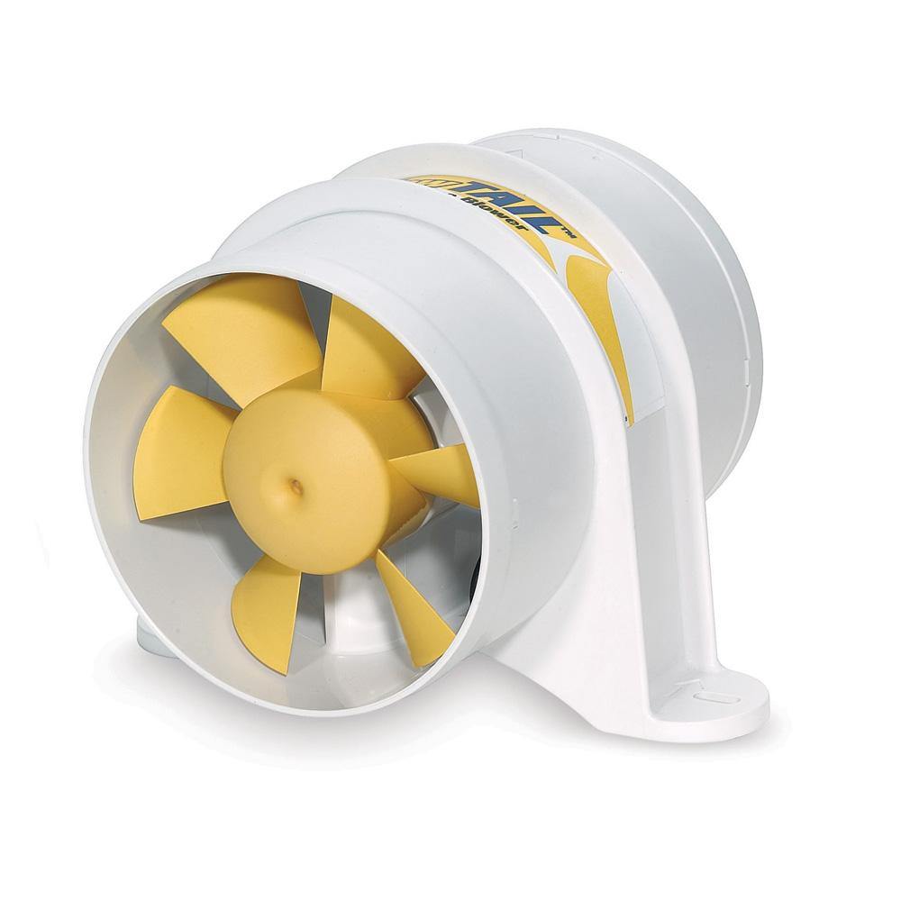 Shurflo by Pentair YELLOWTAIL 4" Marine Blower - 12 VDC, 215 CFM [277-4110] - Bulluna.com