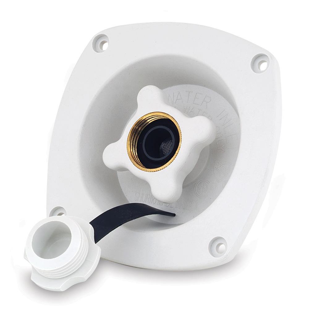 Shurflo by Pentair Pressure Reducing City Water Entry - Wall Mount - Gel White [183-029-18] - Bulluna.com
