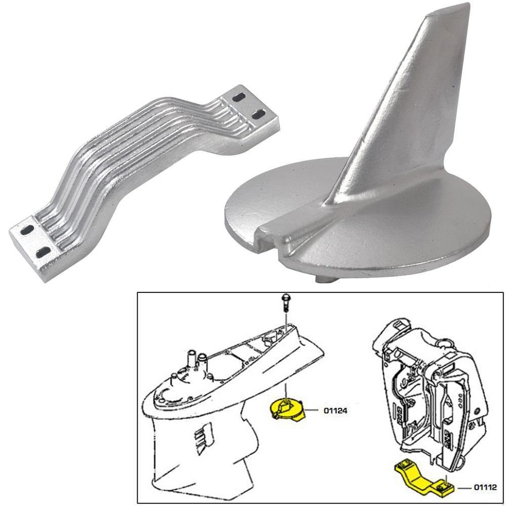 Tecnoseal Anode Kit - Yamaha 200-250 HP - Magnesium [21104MG] - Bulluna.com