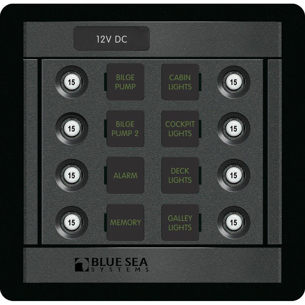 Blue Sea 1450 DC 8 Position CLB Square [1450] - Bulluna.com