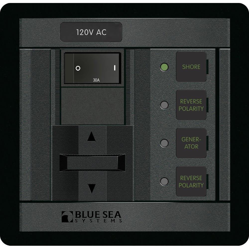 Blue Sea 1208 120V AC 2 Sources - 30A [1208] - Bulluna.com