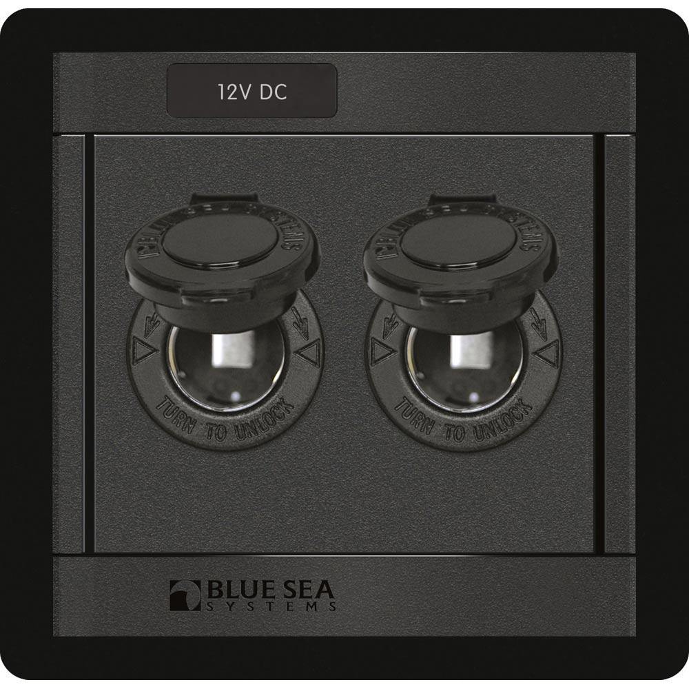 Blue Sea 1472 DC 12V Socket Panel [1472] - Bulluna.com