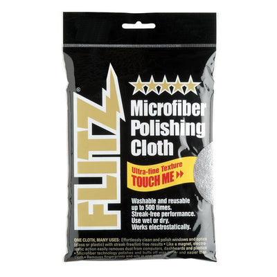 Flitz Microfiber Polishing Cloth - 16" x 16" - Single Bag [MC200] - Bulluna.com