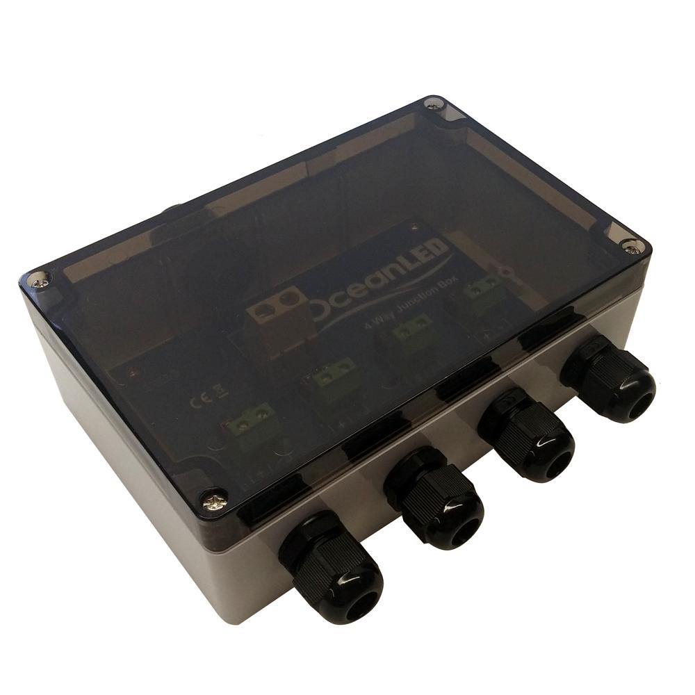 OceanLED Standard 4-Way Junction Box [019901] - Bulluna.com