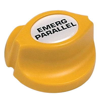 BEP Emergency Parallel Battery Knob - Yellow - Easy Fit [701-KEY-EP] - Bulluna.com