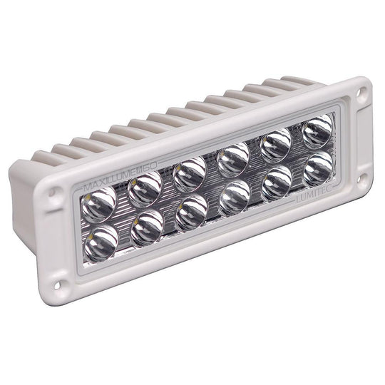 Lumitec Maxillumeh60 - Flush Mount Flood Light - White Housing - White Dimming [101336] - Bulluna.com