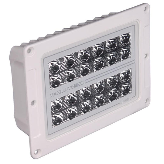 Lumitec Maxillume h120 - Flush Mount Flood Light - White Housing - White Dimming [101348] - Bulluna.com