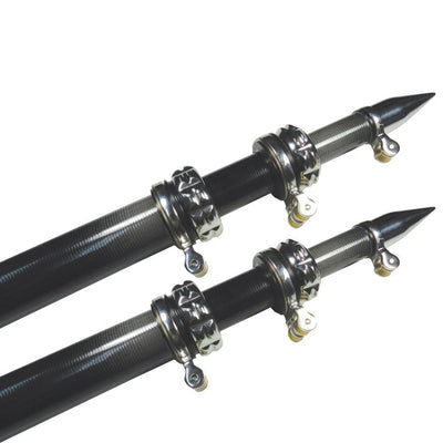 TACO 16' Carbon Fiber Outrigger Poles - Pair - Black [OT-3160CF] - Bulluna.com