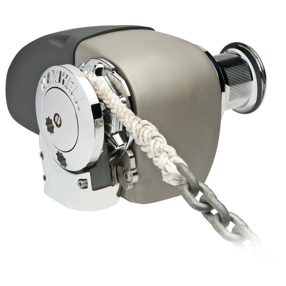 Maxwell HRC 10-8 Rope Chain Horizontal Windlass 5/16" Chain, 5/8" Rope 12V, with Capstan [HRC10812V] - Bulluna.com