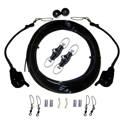 Rupp Single Rigging Kit W/Lok-Ups & Nok-Outs - 160' Black Mono [CA-0172-MO] - Bulluna.com