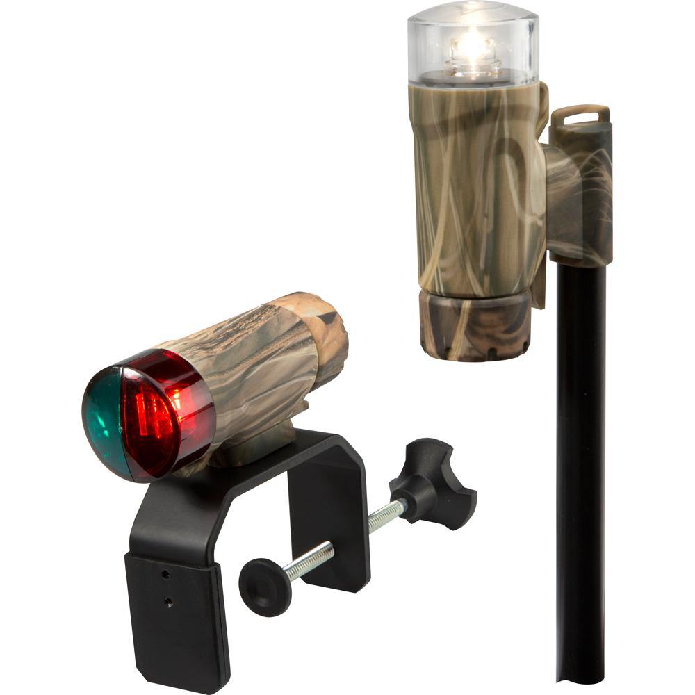 Attwood Clamp-On Portable LED Light Kit - RealTree Max-4 Camo [14191-7] - Bulluna.com