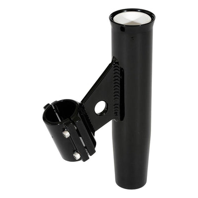 Lee's Clamp-On Rod Holder - Black Aluminum - Vertical Mount - Fits 1.050 O.D. Pipe [RA5001BK] - Bulluna.com