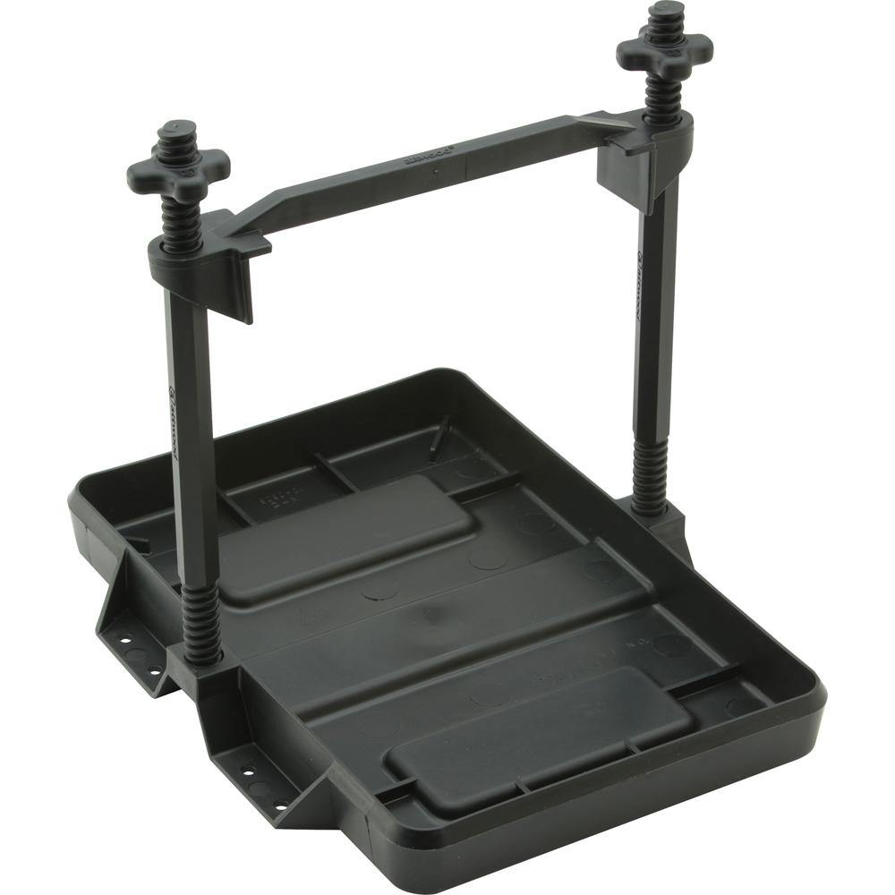 Attwood Heavy-Duty All-Plastic Adjustable Battery Tray - 27 Series [9098-5] - Bulluna.com