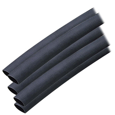 Ancor Adhesive Lined Heat Shrink Tubing (ALT) - 3/8" x 6" - 5-Pack - Black [304106] - Bulluna.com