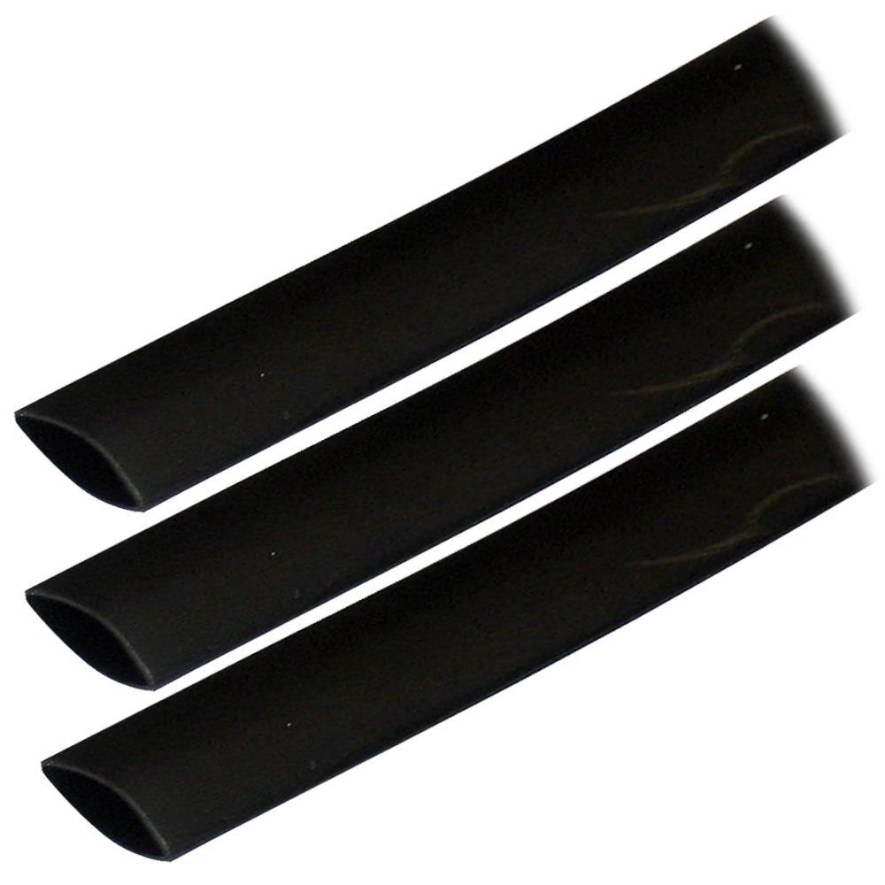 Ancor Adhesive Lined Heat Shrink Tubing (ALT) - 3/4" x 3" - 3-Pack - Black [306103] - Bulluna.com
