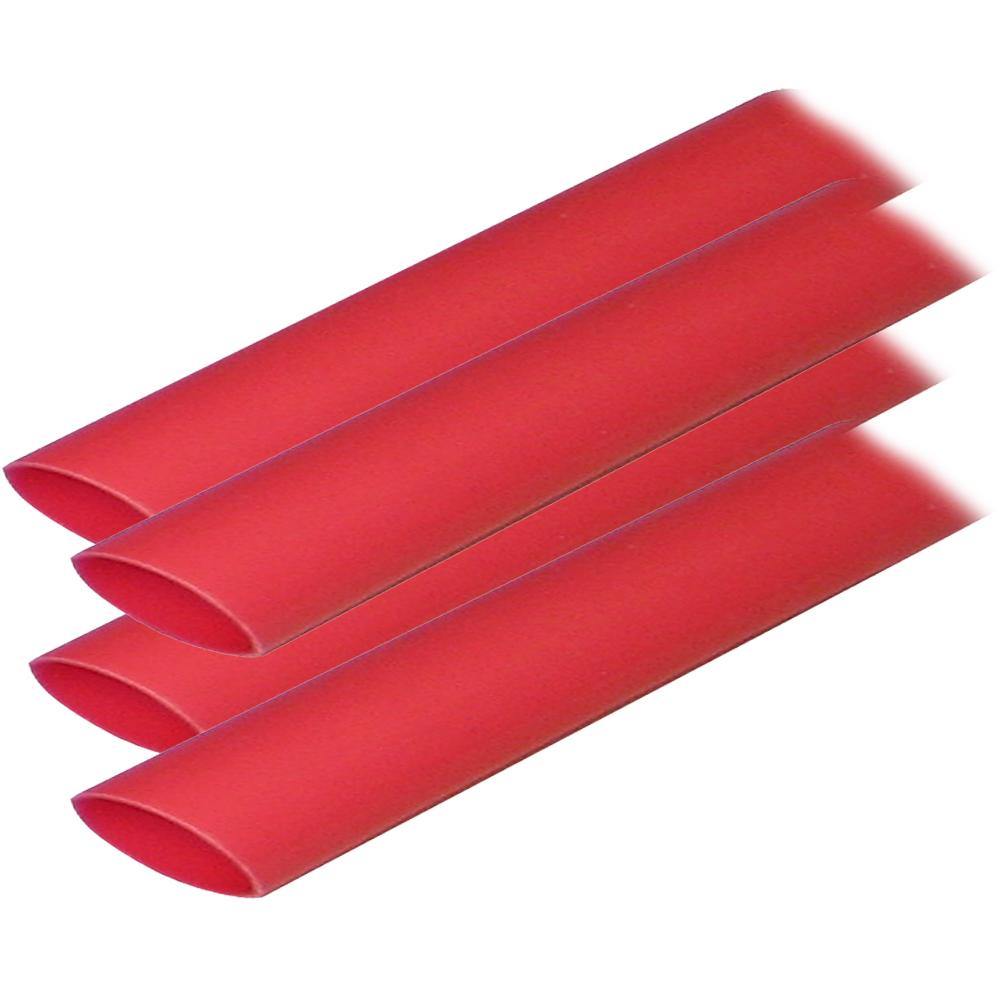 Ancor Adhesive Lined Heat Shrink Tubing (ALT) - 3/4" x 6" - 4-Pack - Red [306606] - Bulluna.com
