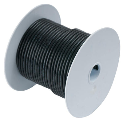 Ancor Black 18 AWG Tinned Copper Wire - 100' [100010] - Bulluna.com